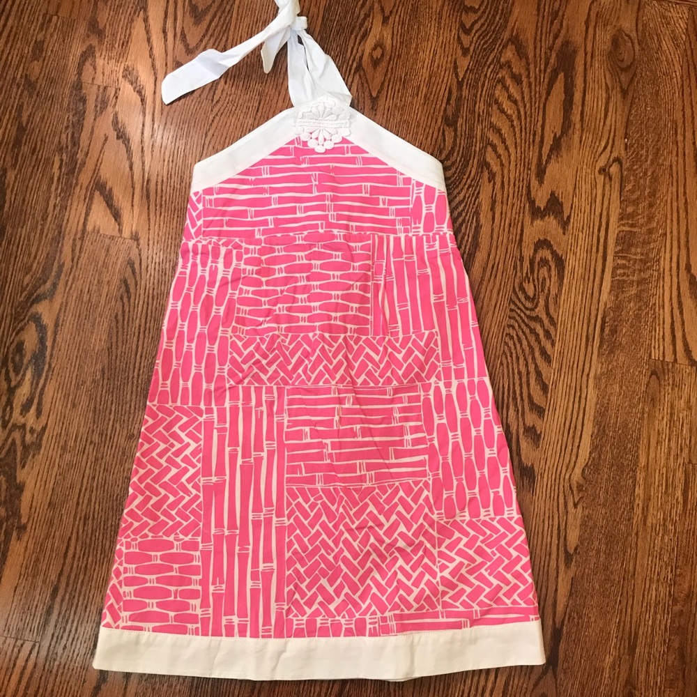 GIRLS LILLY PULITZER HALTER DRESS SIZE 6 ‼️